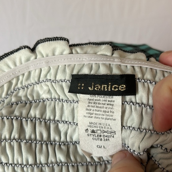 Junior Party Dress Mini Skirt with Ruffles Rouche Tulle Ribbon Junior Size L - Picture 6 of 8